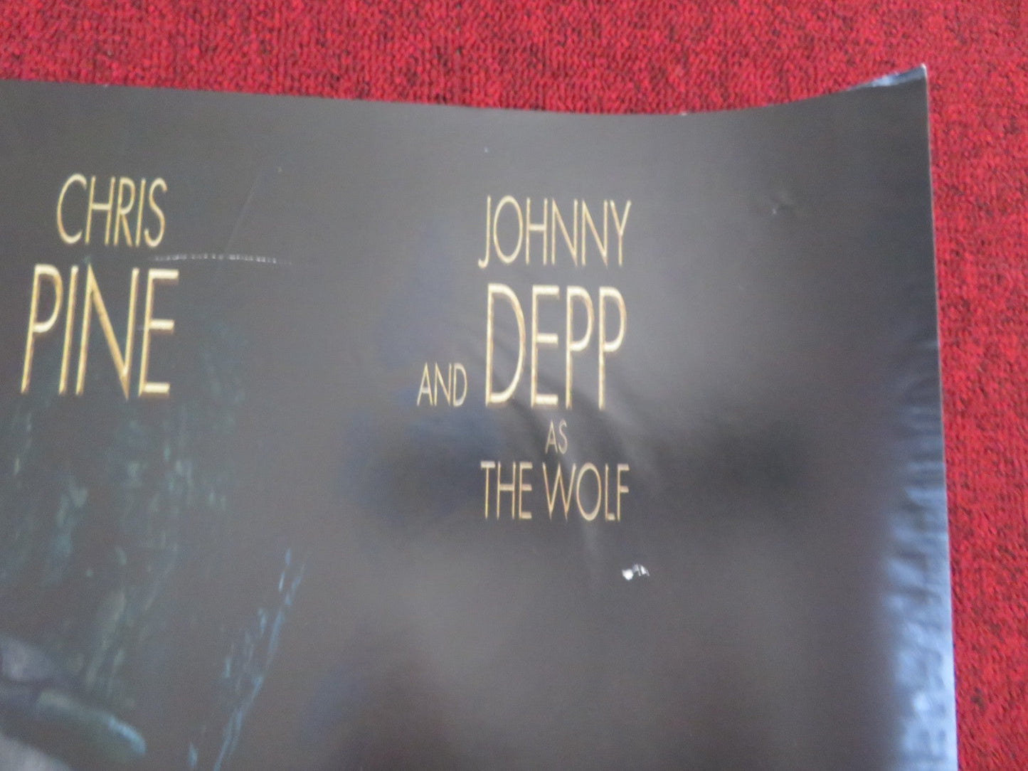 INTO THE WOODS UK QUAD (30"x 40") ROLLED POSTER DISNEY M. STREEP E. BLUNT 2014 Rendezvous Cinema Movie posters