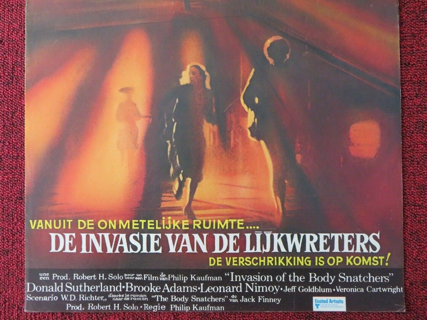 INVASION OF THE BODY SNATCHERS BELGIUM (20.5"x13.5") POSTER JEFF GOLDBLUM 1978 - Rendezvous Cinema