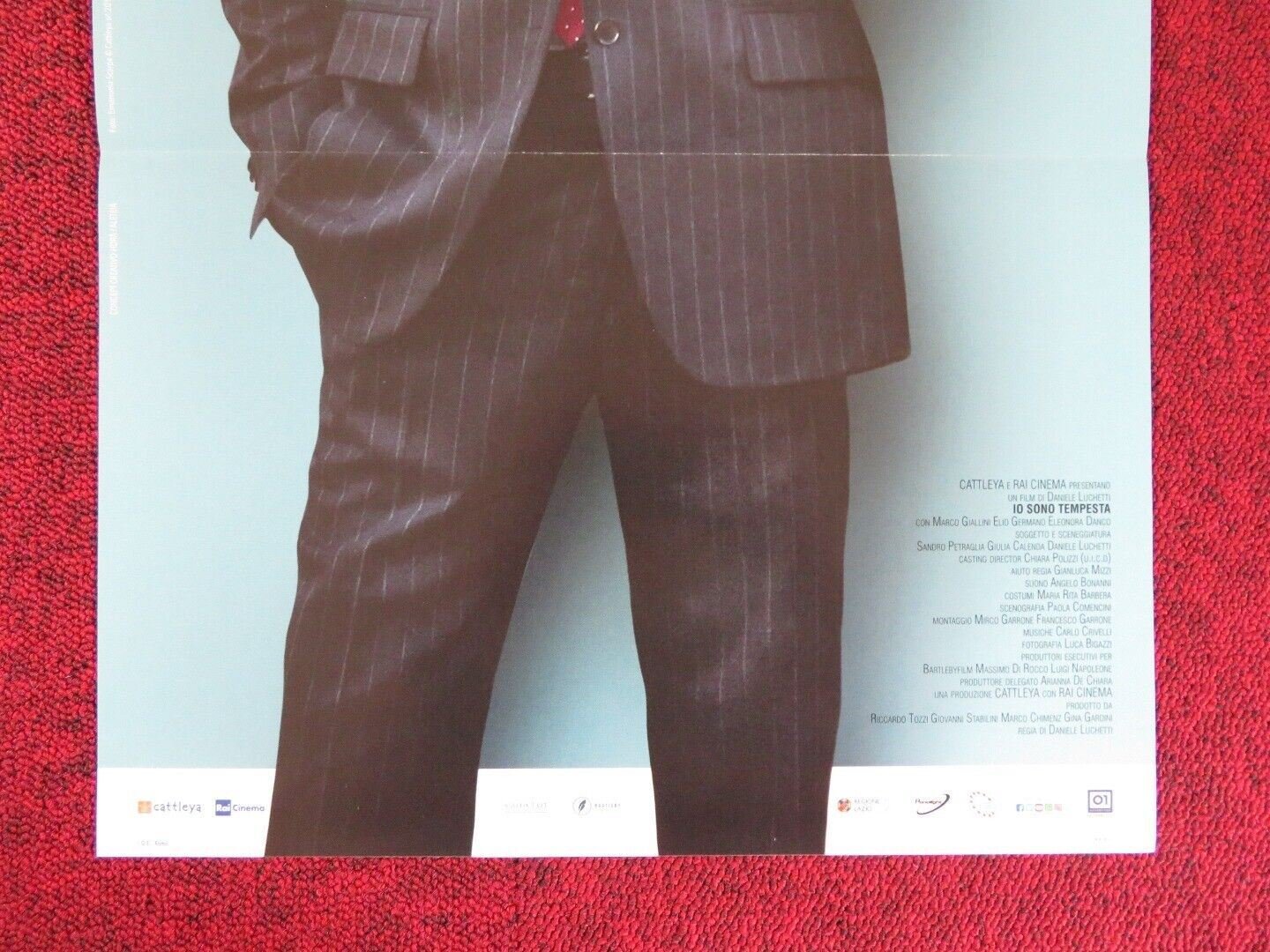 IO SONO TEMPESTA TEM ITALIAN LOCANDINA (26.5"x12.5") POSTER MARCO GIALLINI 2018 Movie posters