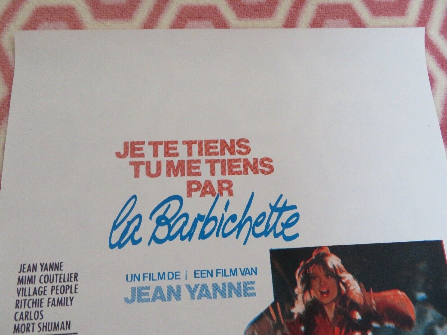 I'VE GOT YOU, YOU'VE GOT ME BY THE CHIN HAIRS BELGIUM (21.5"x14.5") POSTER 1979 Movie posters