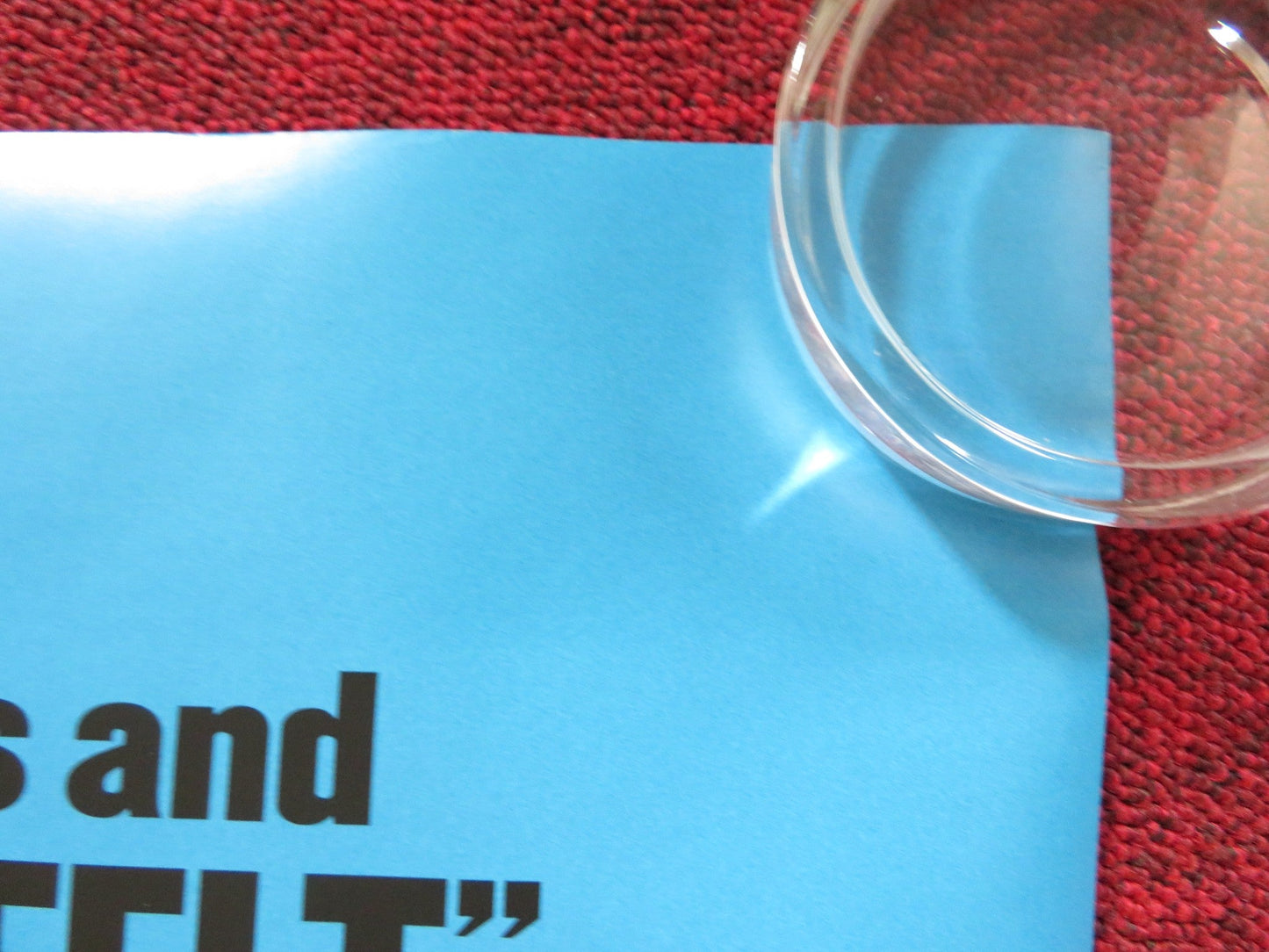 JACK GOES BOATING UK QUAD ROLLED POSTER PHILIP SEYMOUR HOFFMAN 2010 Rendezvous Cinema Movie posters