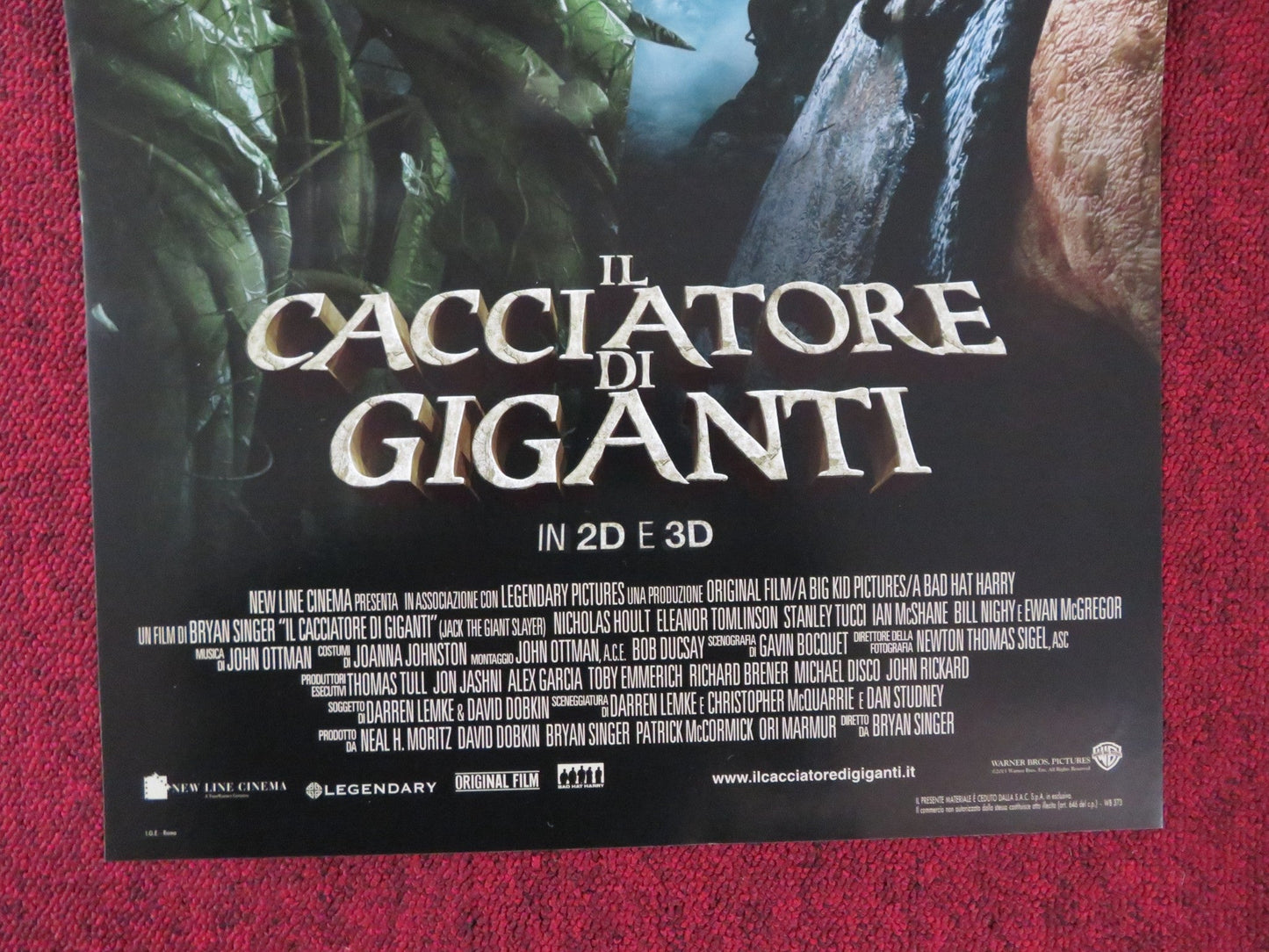 JACK THE GIANT SLAYER ITALIAN LOCANDINA POSTER NICHOLAS HOULT 2013 Rendezvous Cinema Movie posters