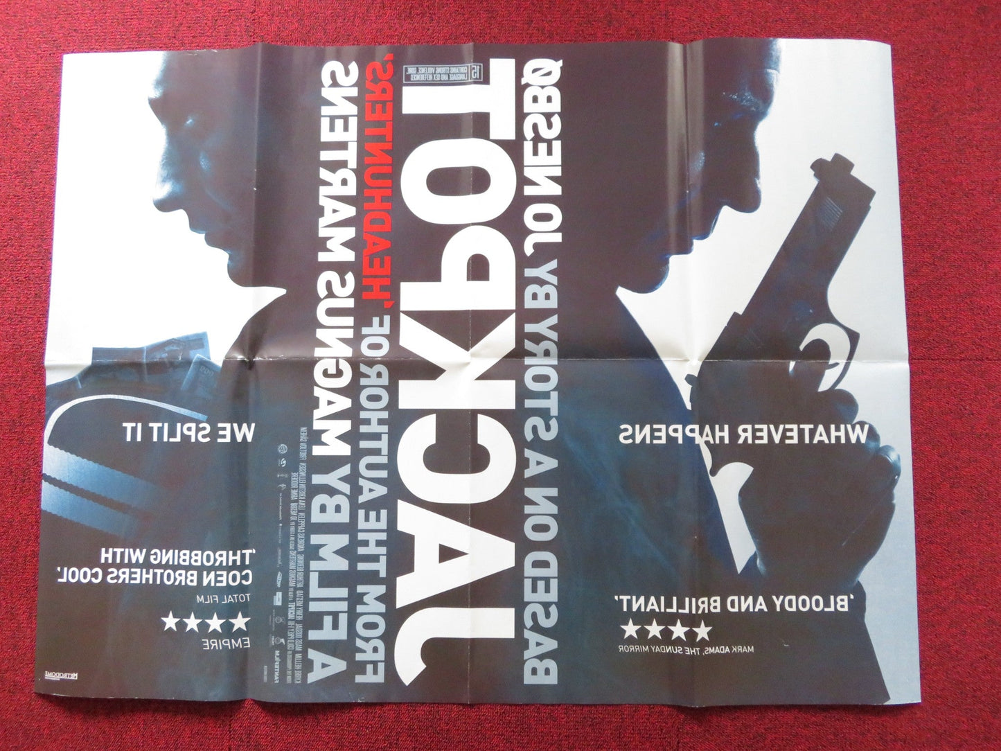 JACKPOT UK QUAD POSTER FOLDED KYRRE HELLUM MADS OUSDAL 2011 Rendezvous Cinema Movie posters