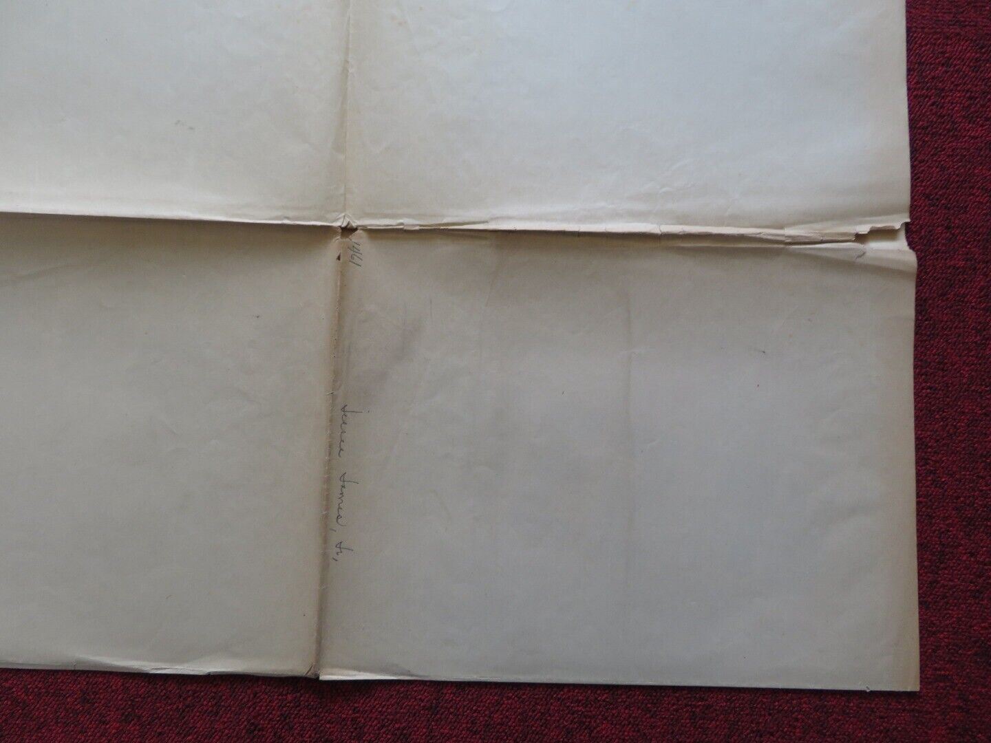 JESSE JAMES, JR. FOLDED US ONE SHEET POSTER DON 'RED' BARRY LYNN MERRICK R1942 - Rendezvous Cinema