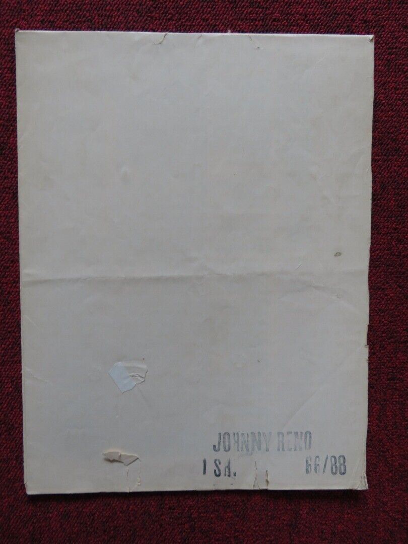 JOHNNY RENO FOLDED US ONE SHEET POSTER DANA ANDREWS JANE RUSSELL 1966 Movie posters