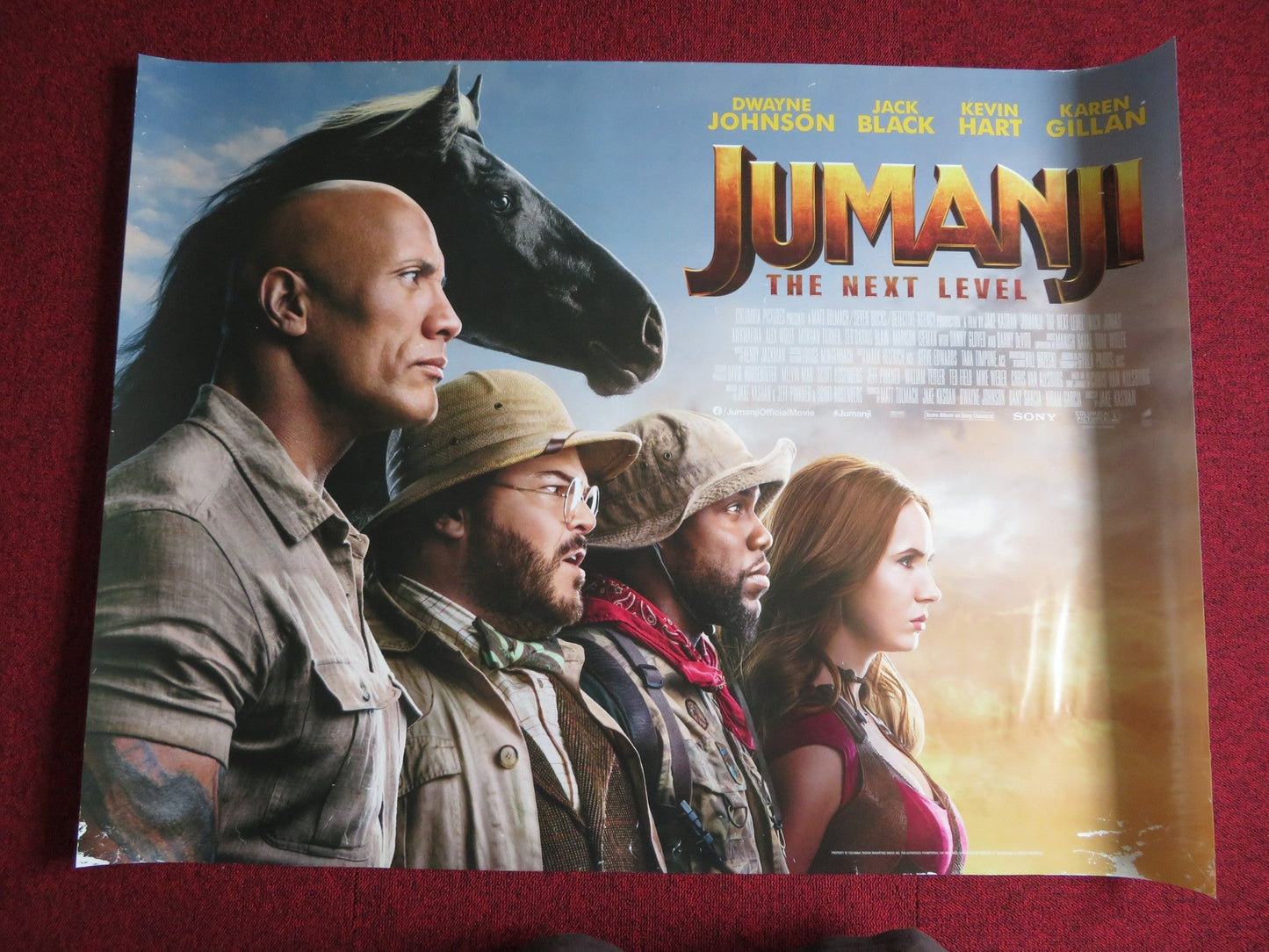 JUMANJI THE NEXT LEVEL UK QUAD (30"x 40") ROLLED POSTER DWAYNE JOHNSON 2019 Rendezvous Cinema Movie posters