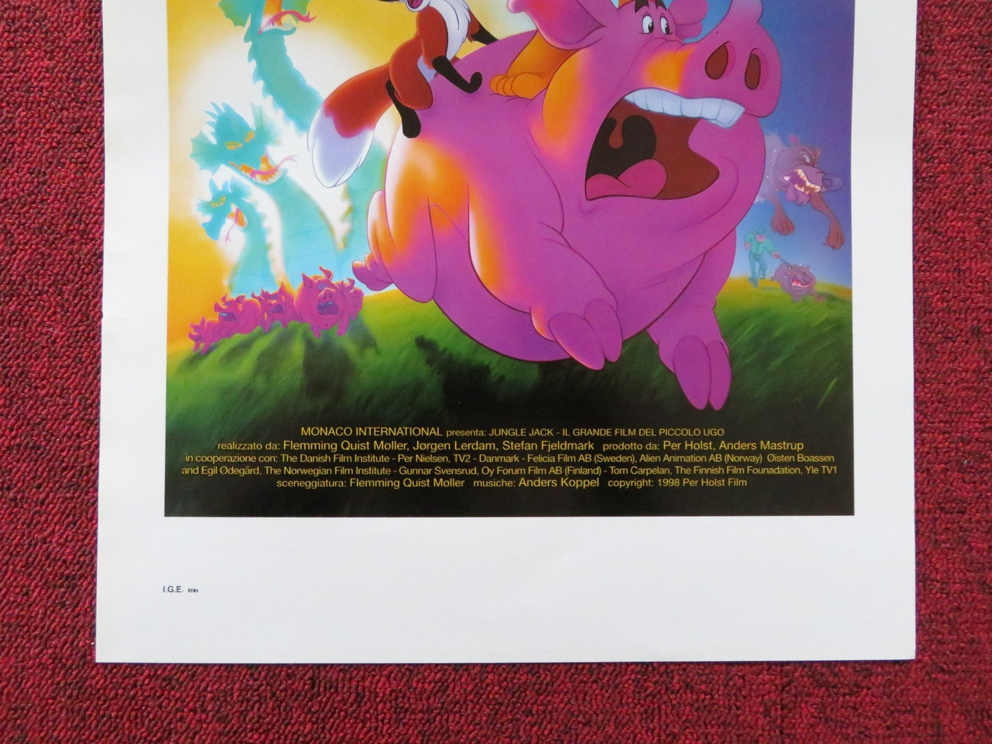 JUNGLE JACK IL GRANDE FILM DEL PICCOLO UGO ITALIAN LOCANDINA POSTER K.BRUEL 1996 Rendezvous Cinema Movie posters