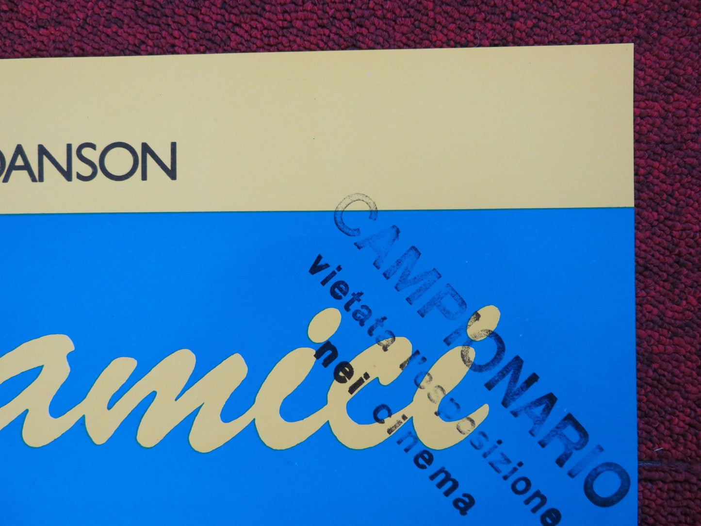 JUST BETWEEN FRIENDS - C ITALIAN FOTOBUSTA POSTER MARY TYLER MOORE DANSON 1986 Rendezvous Cinema Movie posters