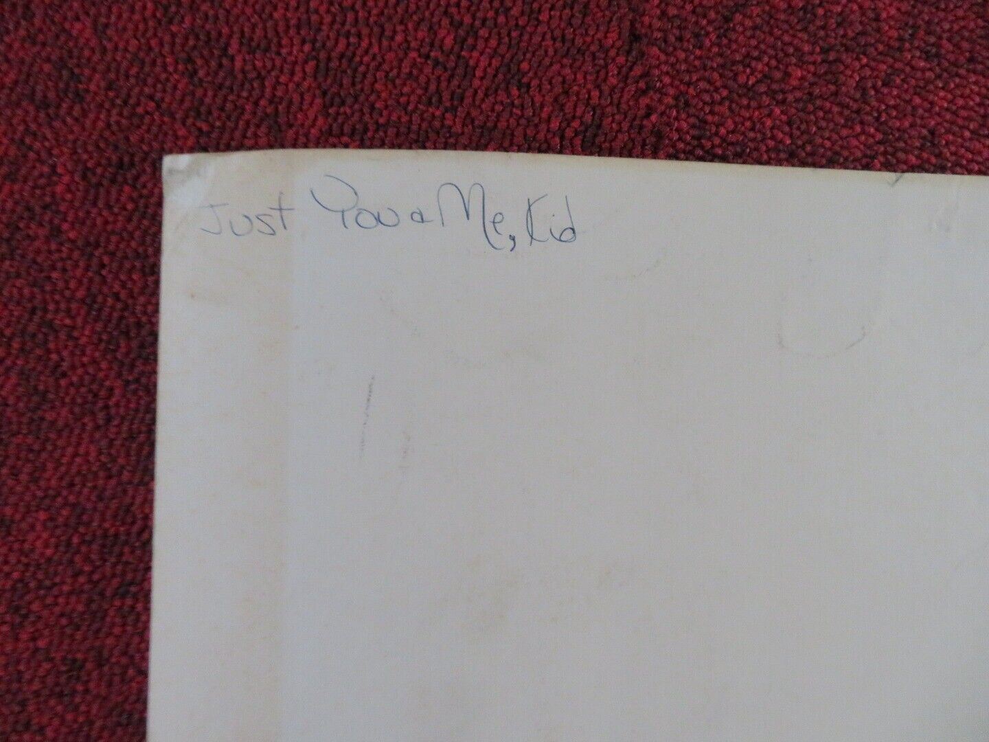 JUST YOU AND ME US HALF SHEET (22"x 28") POSTER GEORGE BURNS 1979 Movie posters