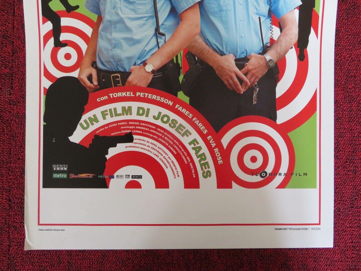 KOPPS ITALIAN LOCANDINA (27.5"x13") POSTER FARES FARES TORKEL PETERSSON 2003 - Rendezvous Cinema