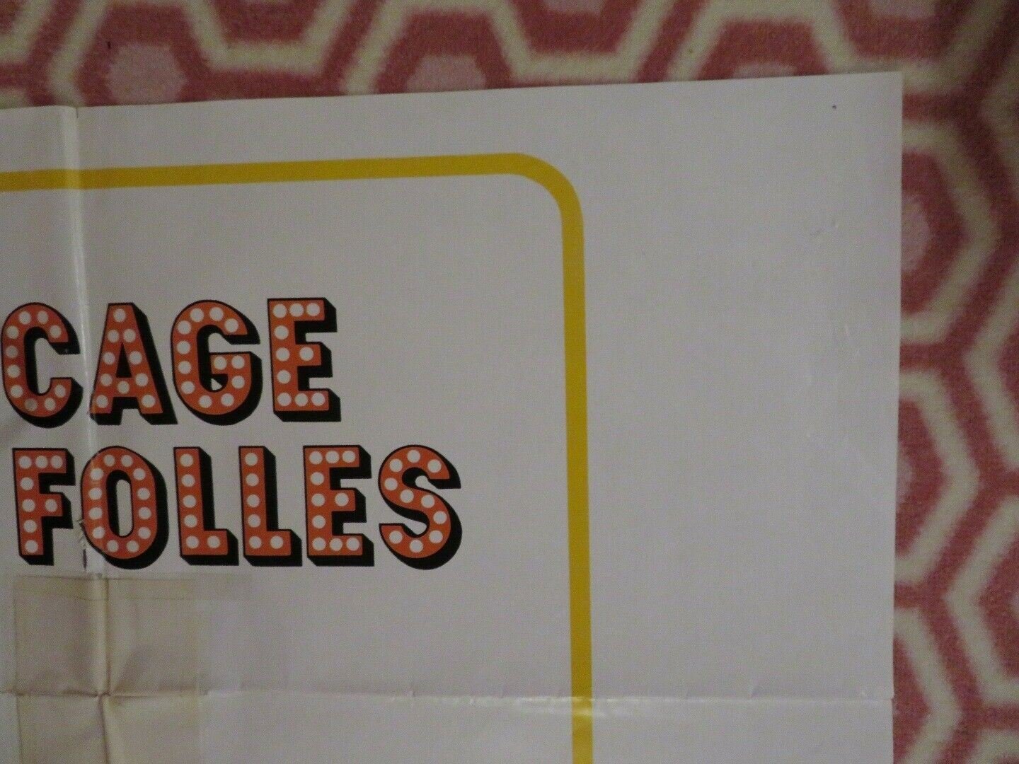 LA CAGE AUX FOLLES 2 ONE SHEET POSTER UGO TOGNAZZI MICHEL SERRAULT '80 Movie posters
