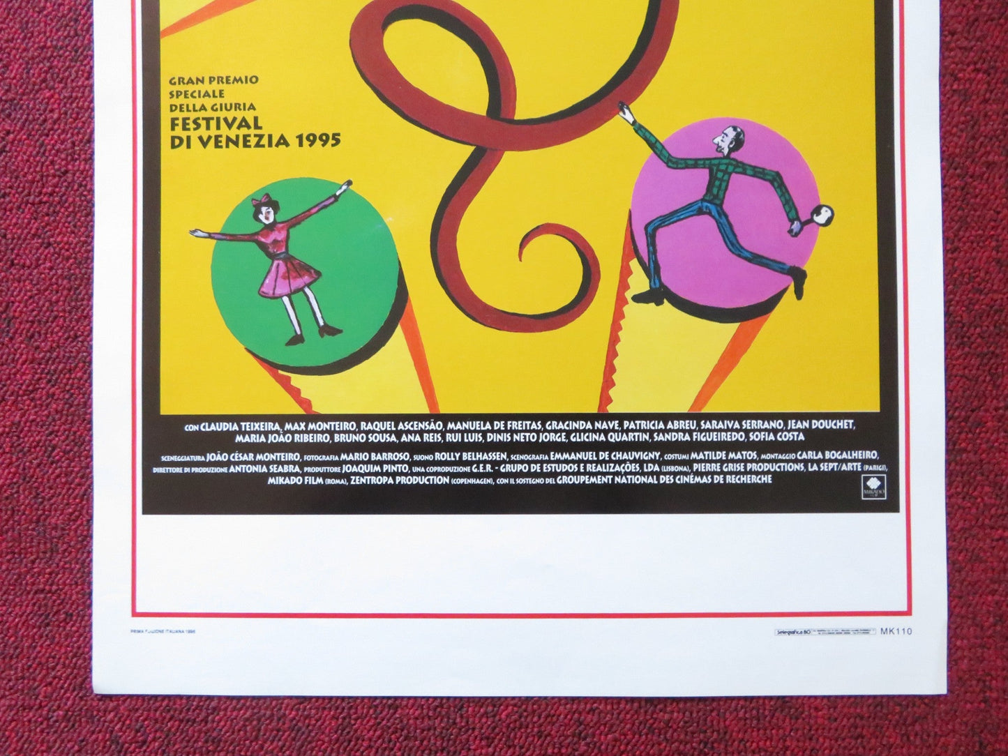 LA COMMEDIA DI DIO ITALIAN LOCANDINA POSTER CLAUDIA TEIXEIRA 1995 Rendezvous Cinema Movie posters