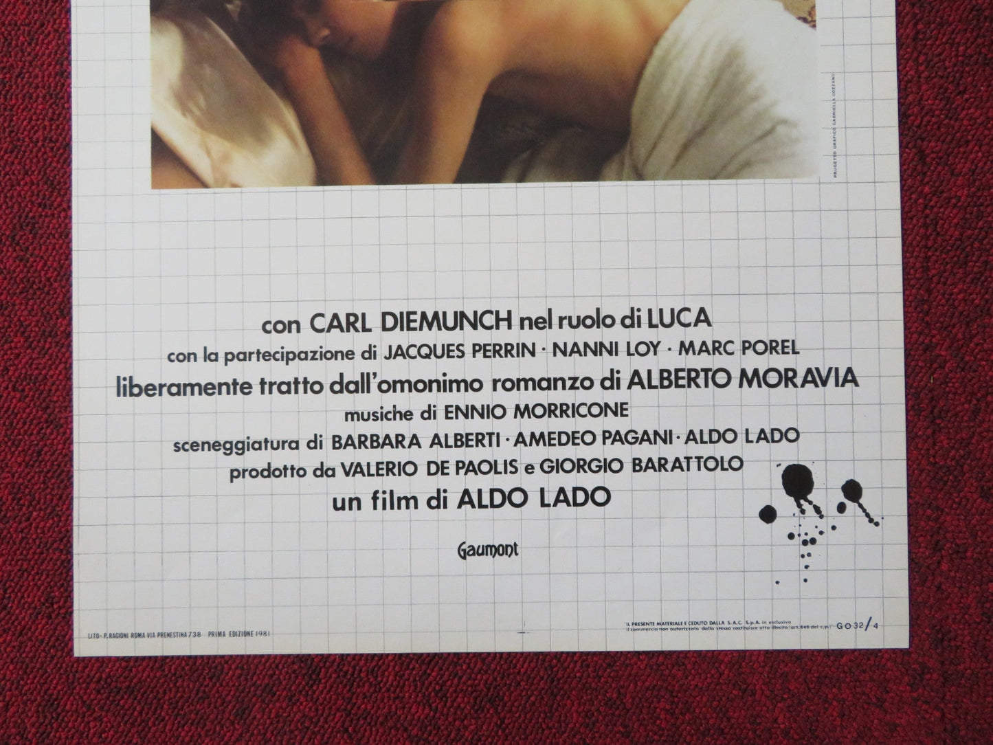 LA DISUBBIDIENZA ITALIAN LOCANDINA POSTER STEFANIA SANDRELLI 1981 Rendezvous Cinema Movie posters
