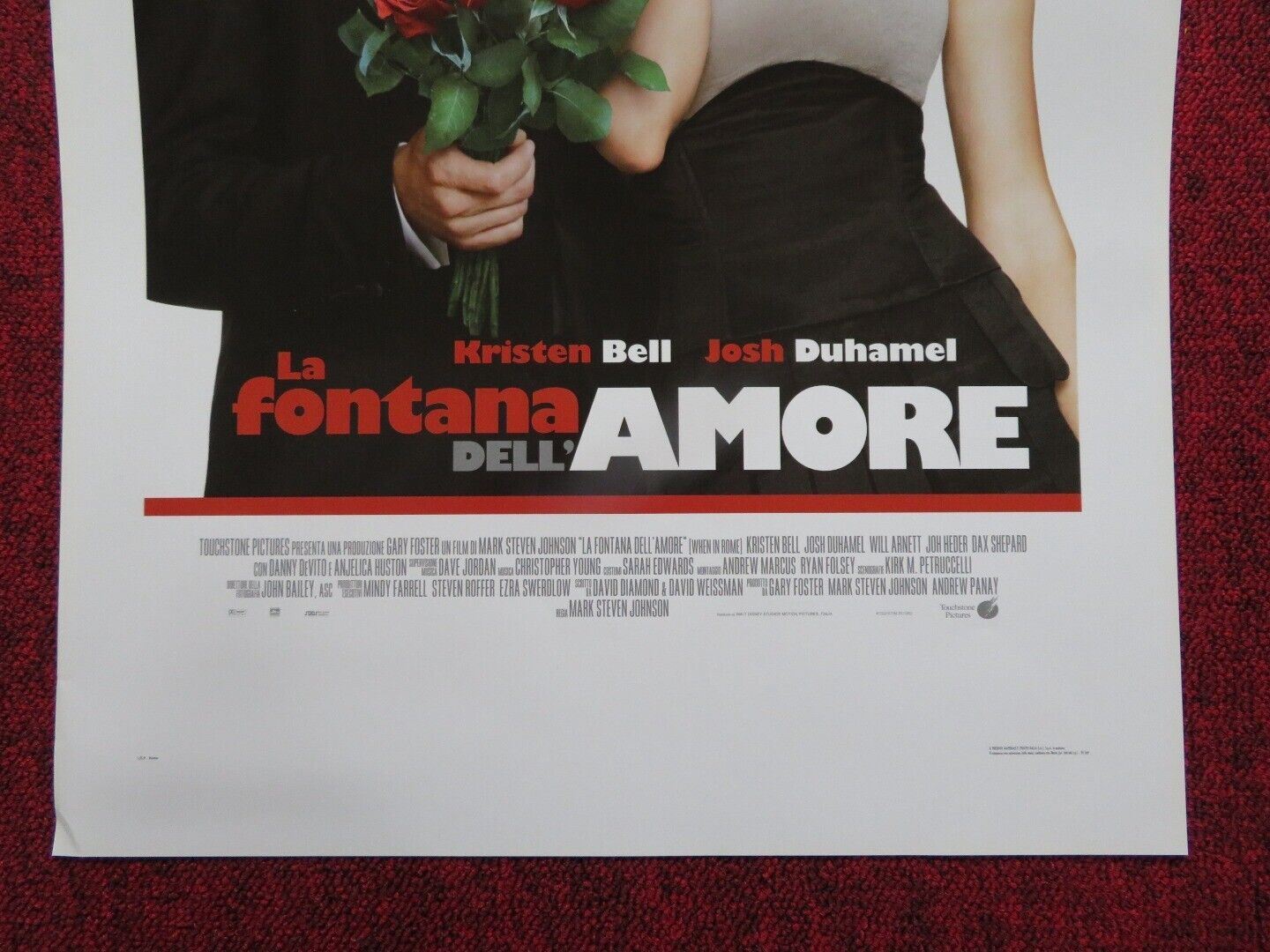 LA FONTANA DELL'AMORE / when in rome ITALIAN LOCANDINA (27.5"x13") POSTER 2010 Movie posters