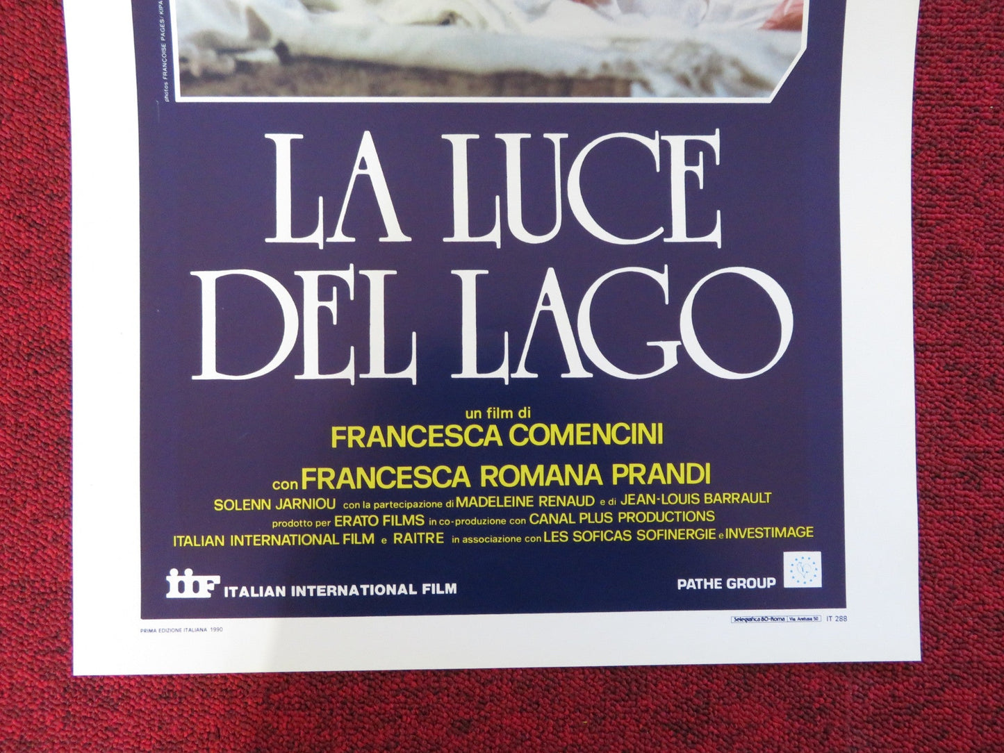 LA LUMIERE DU LAC ITALIAN LOCANDINA POSTER NICOLE GARCIA WADECK STANCZAK 1990 Rendezvous Cinema Movie posters