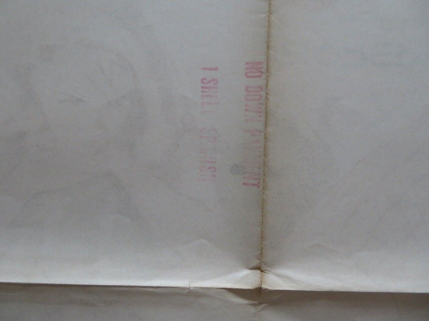 LA MUJER DEL PROJIMO / NO DOWN PAYMET ARGENTINA ONE SHEET FOLDED POSTER 1957 Movie posters