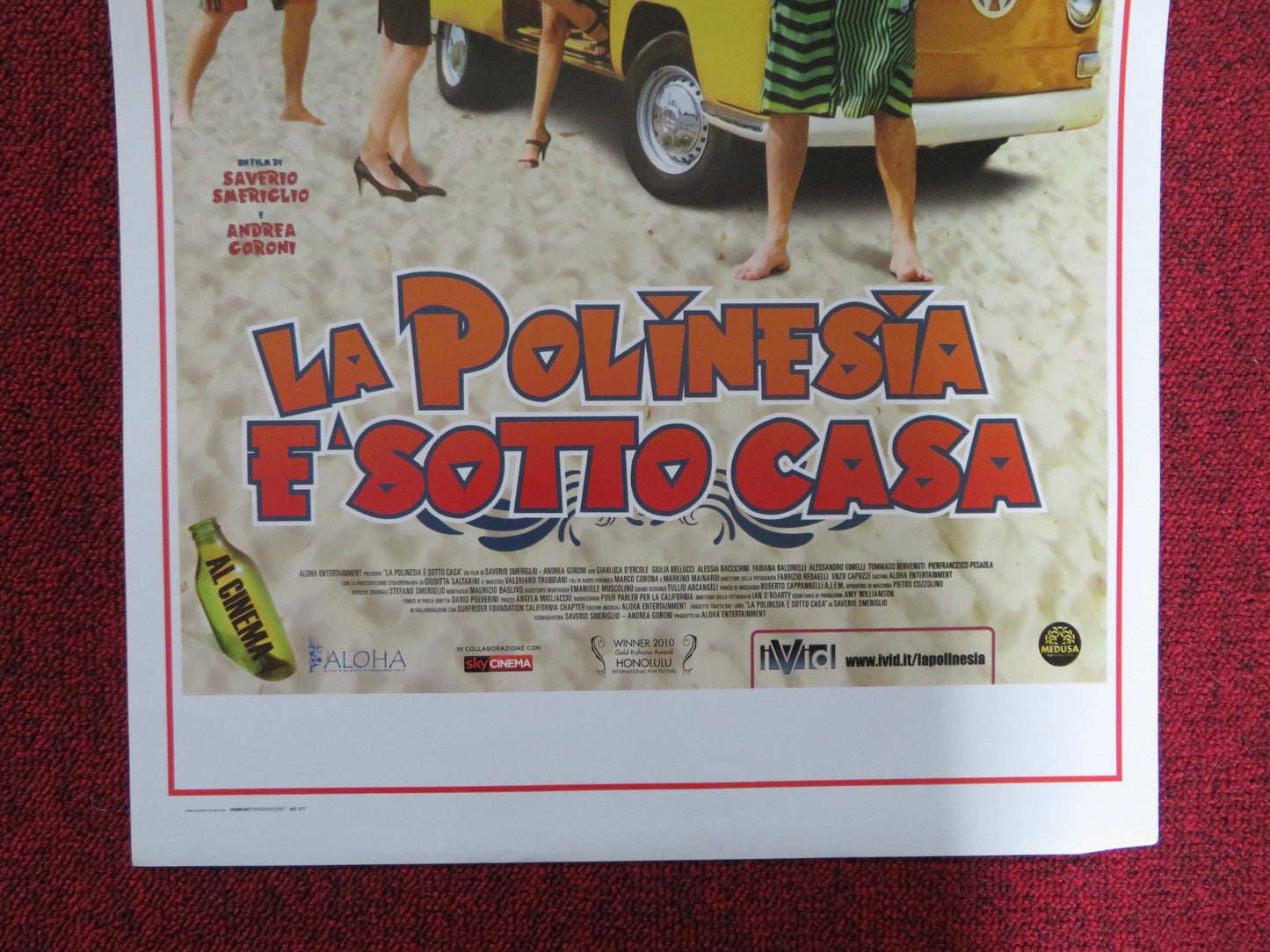 LA POLINESIA E'SOTTO CASA ITALIAN LOCANDINA POSTER FABIANA BALDINELLI 2010 Rendezvous Cinema Movie posters