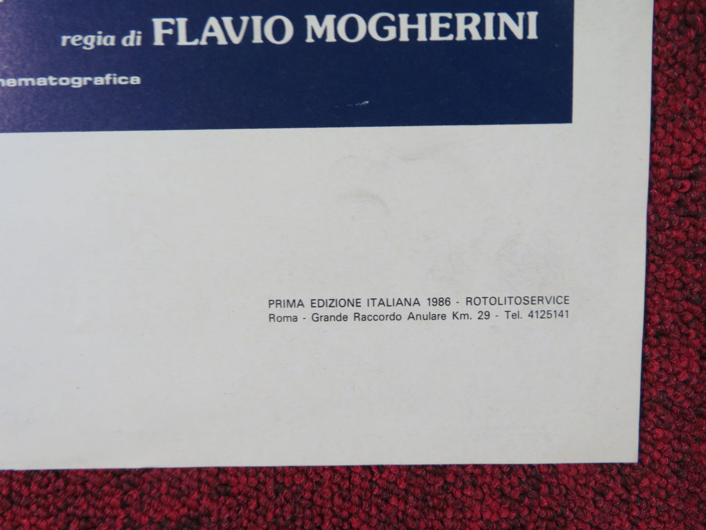 LA RAGAZZA DEI LILLA ITALIAN LOCANDINA POSTER LAURENT TERZIEFF MIMSY FARMER 1986 Rendezvous Cinema Movie posters