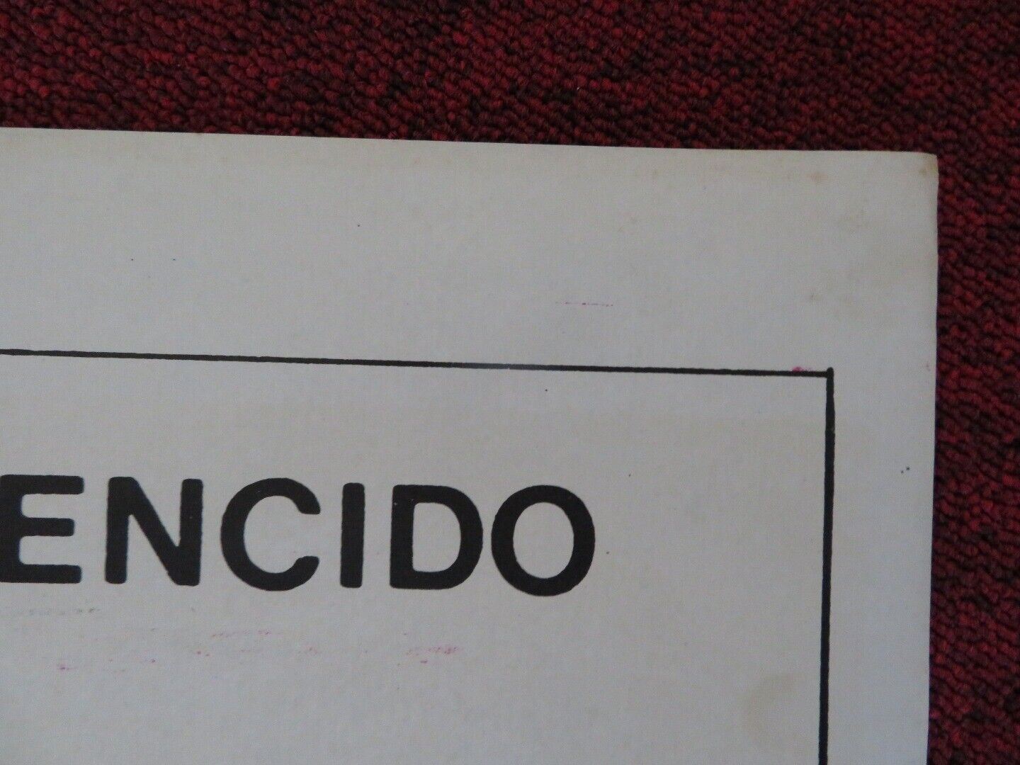 LA VAQUILLA / THE HEIFER SPANISH ONE SHEET POSTER ALFREDO LANDA 1985 - Rendezvous Cinema