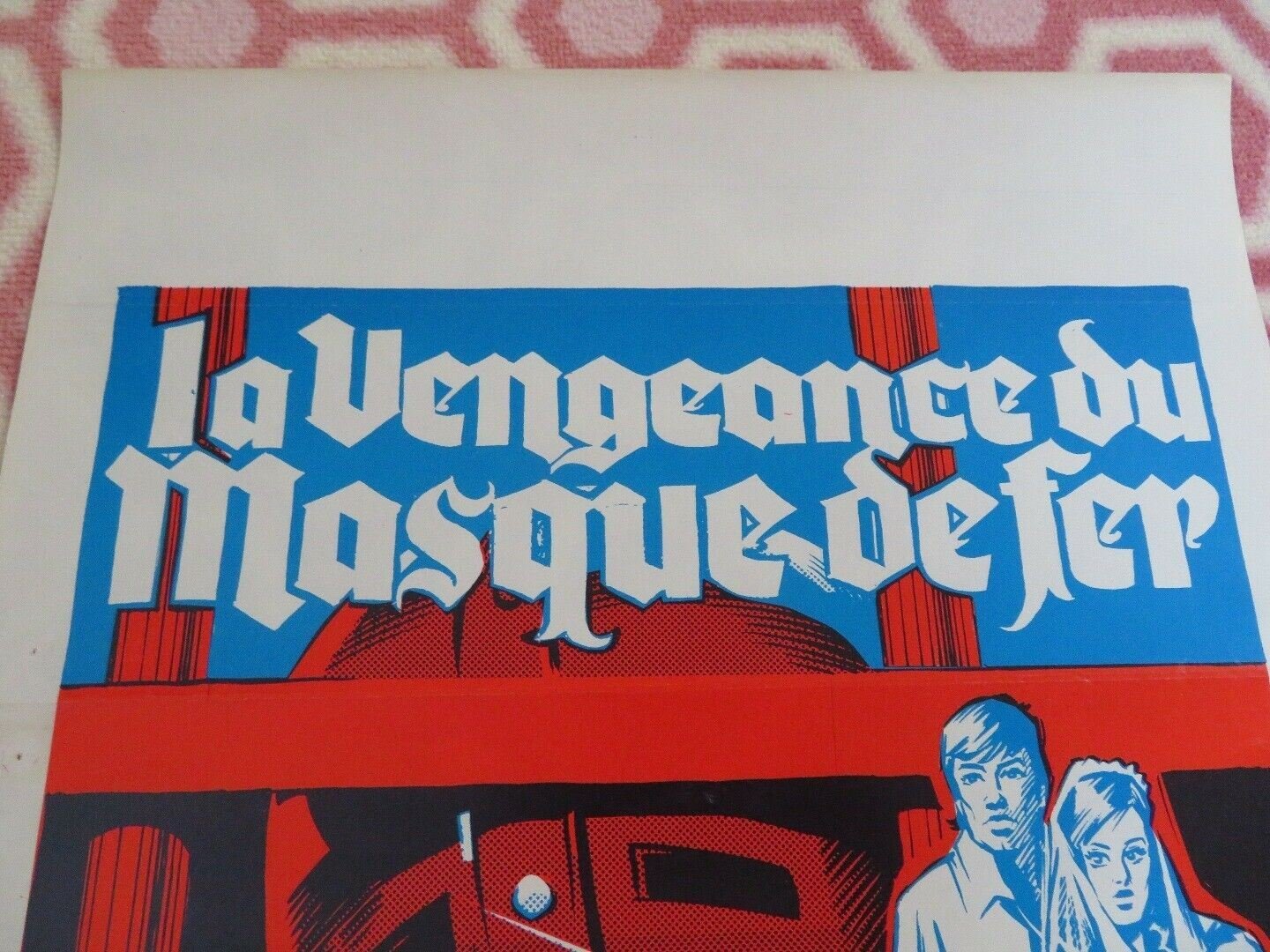 LA VENGEANCE DU MASQUE DE FER BELGIUM (21"x 14") POSTER MICHEL LEMOINE 1961 Movie posters