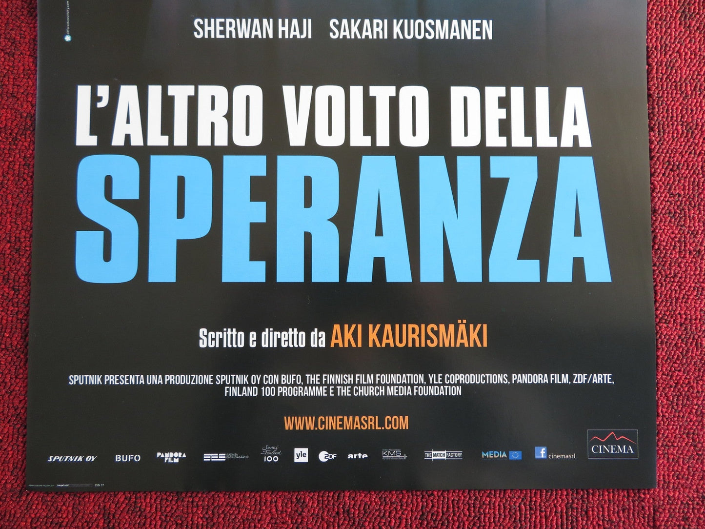 L'ALTRO VOLTO DELLA SPERANZA ITALIAN LOCANDINA POSTER SHERWAN HAJI 2017 Rendezvous Cinema Movie posters