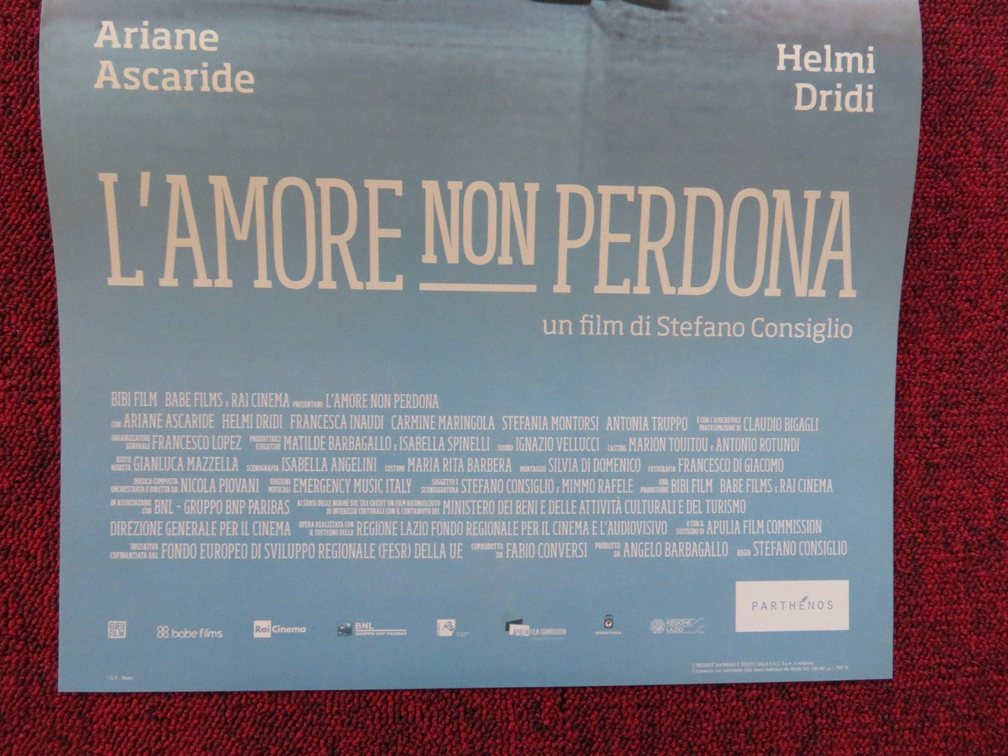 L'AMOUR NE PARDONNE PAS ITALIAN LOCANDINA POSTER ARIANE ASCARIDE H. DRIDI 2015 Rendezvous Cinema Movie posters