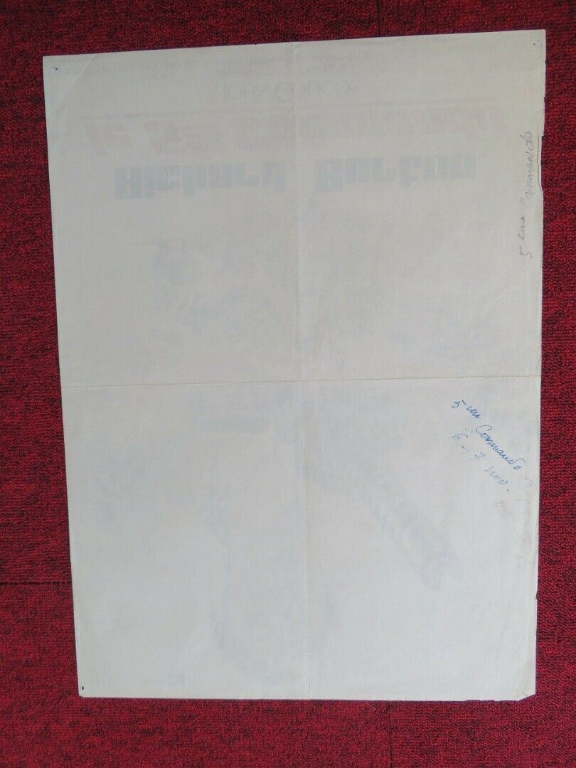 LE 5EME COMMANDO / Raid on Rom FRENCH (15.5"x 21") POSTER RICHARD BURTON 1971 - Rendezvous Cinema