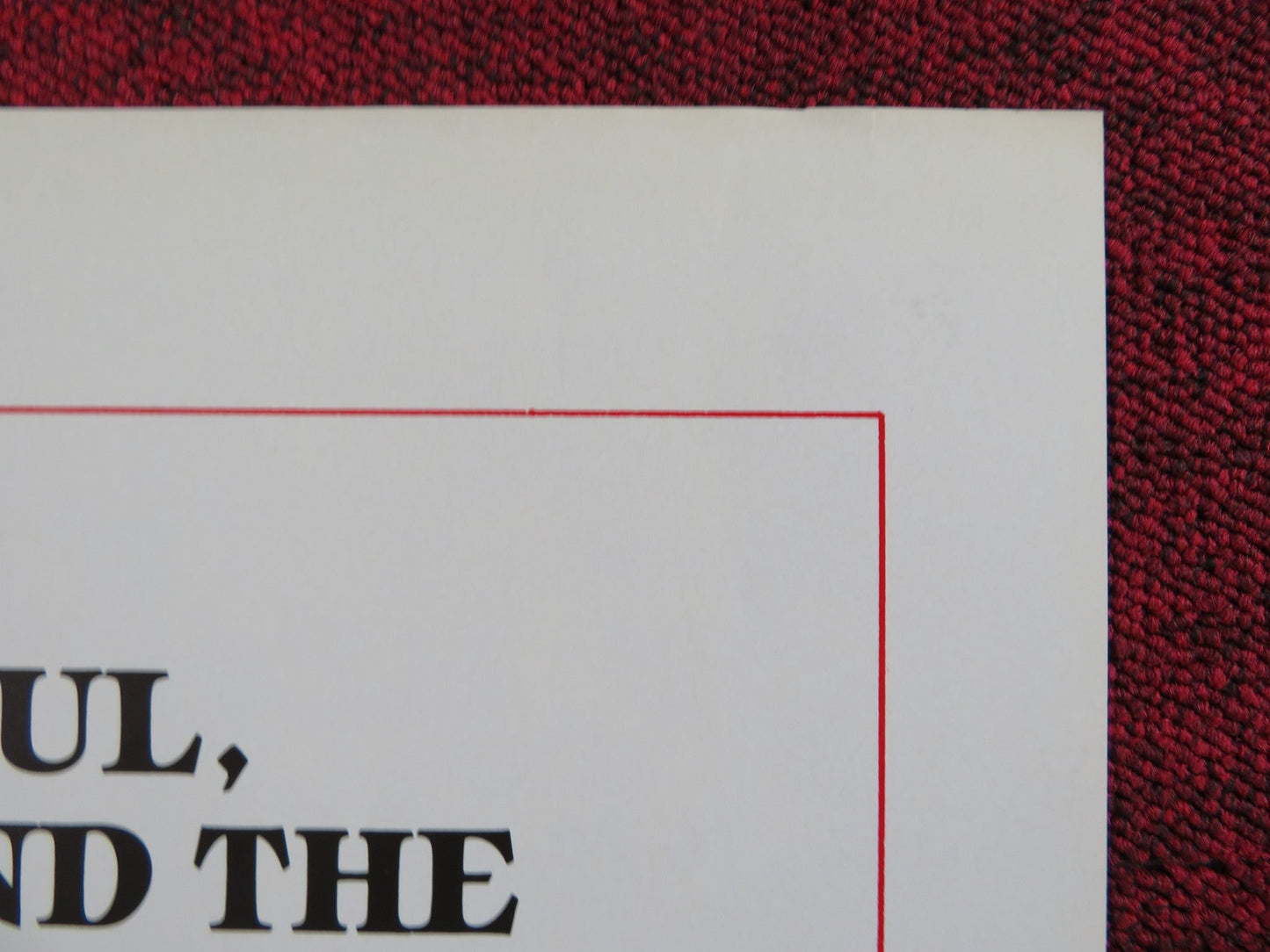 LE BAL US TRI FOLDED ONE SHEET ROLLED POSTER ETIENNE GUICHARD REGIS BOUQUET 1974 Rendezvous Cinema Movie posters