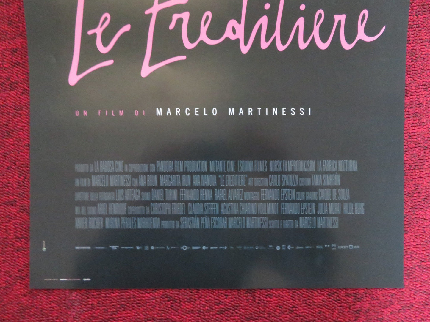 LE EREDITIERE ITALIAN LOCANDINA POSTER NORMA CODAS ANA BRUN 2018 Rendezvous Cinema Movie posters