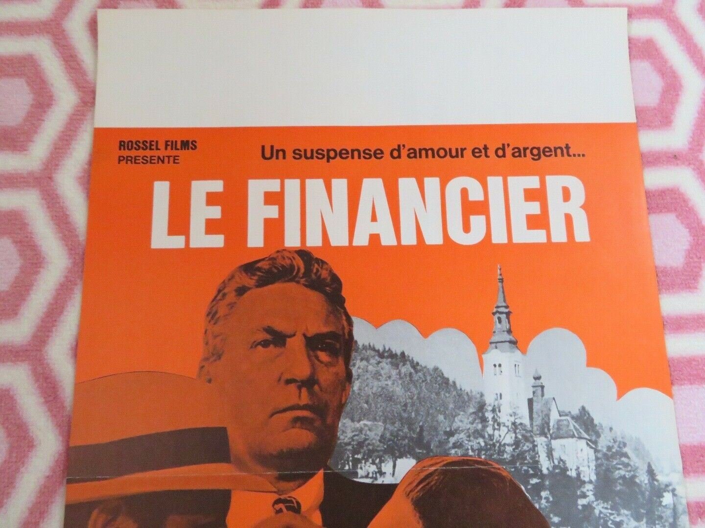 LE FINANCIER/ ENGLAND MADE ME BELGIUM (21.5"x 13") POSTER PETER FINCH 1973 Rendezvous Cinema Movie posters