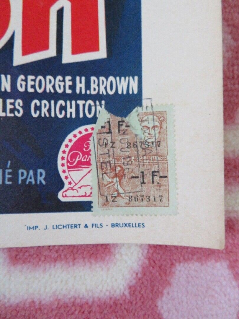 LE GOSSE AU MILLION/ THE BOY WHO STOLE A MILLION BELGIUM (14"x 21") POSTER 1960 Movie posters