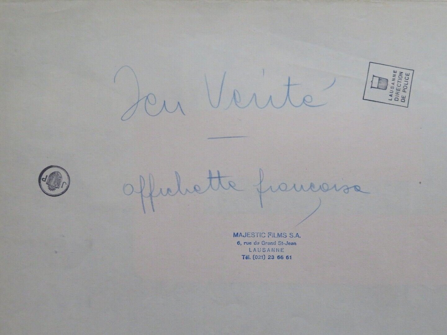 LE JEU DE LA VERITE FRENCH (23" x 31") POSTER NADIA GRAY MARC CASSOT 1961 Movie posters