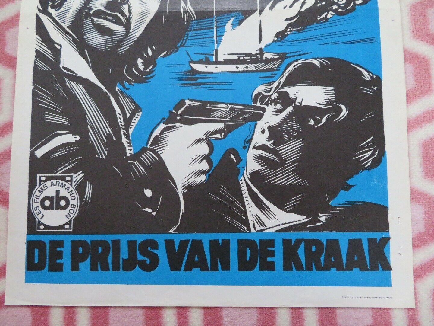 LE PRIX DE LA CASSE/ FORCE 8 BELGIUM (21.5"x14") POSTER DIDIER KAMINKA 1974 Movie posters