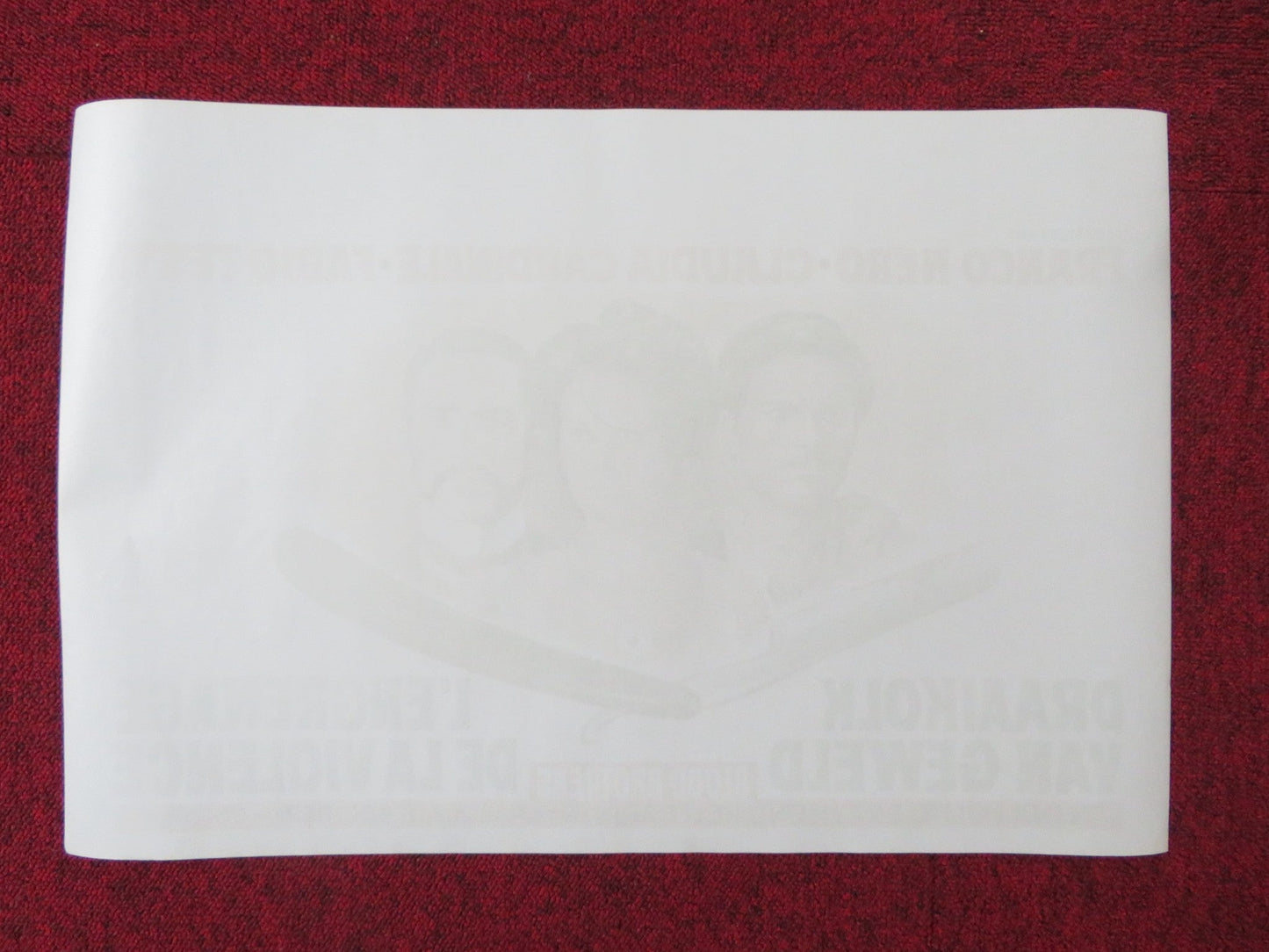 L'ENGRENAGE DE LA VIOLENCE BELGIUM (14.5"x 21.5") POSTER FRANCO NERO 2018 Rendezvous Cinema Movie posters