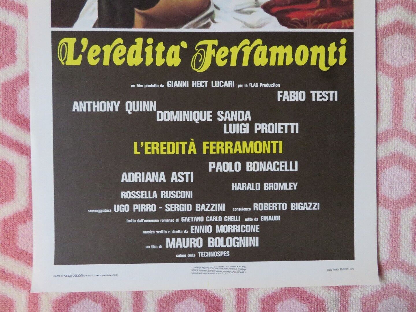 L'EREDITA FERRAMONTI / The Inheritance ITALIAN LOCANDINA (27.5"x13") POSTER 1976 - Rendezvous Cinema