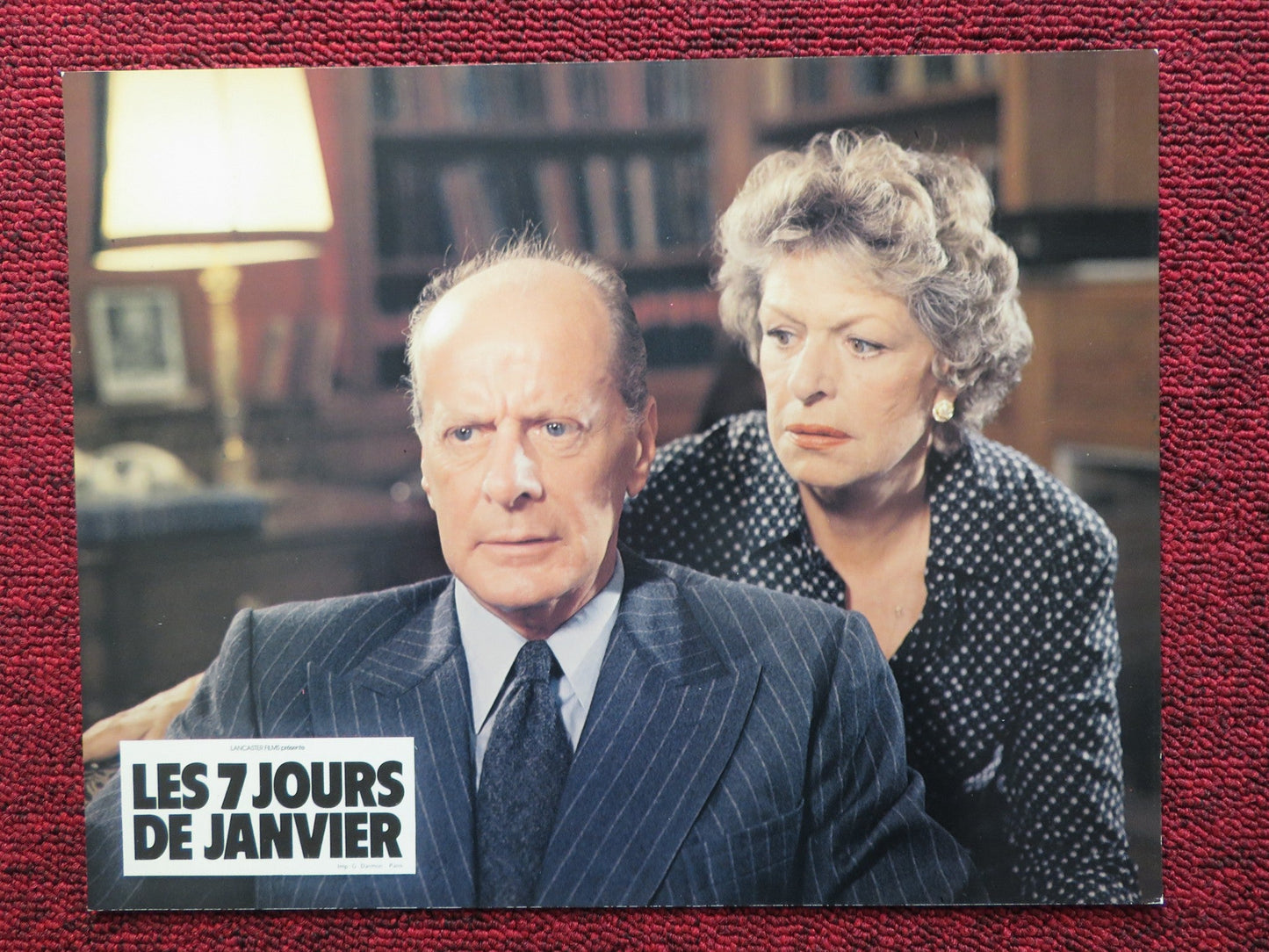 LES 7 JOURS DE JANVIER - C FRENCH LOBBY CARD MANUEL ANGEL EGEA FERNANDO 1979 Rendezvous Cinema Movie posters