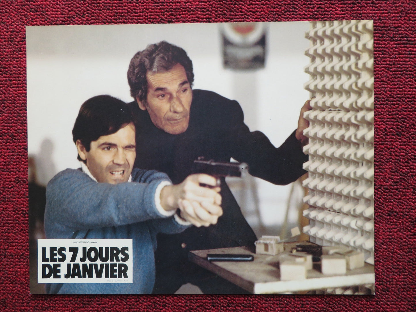 LES 7 JOURS DE JANVIER - H FRENCH LOBBY CARD MANUEL ANGEL EGEA FERNANDO 1979 Rendezvous Cinema Movie posters
