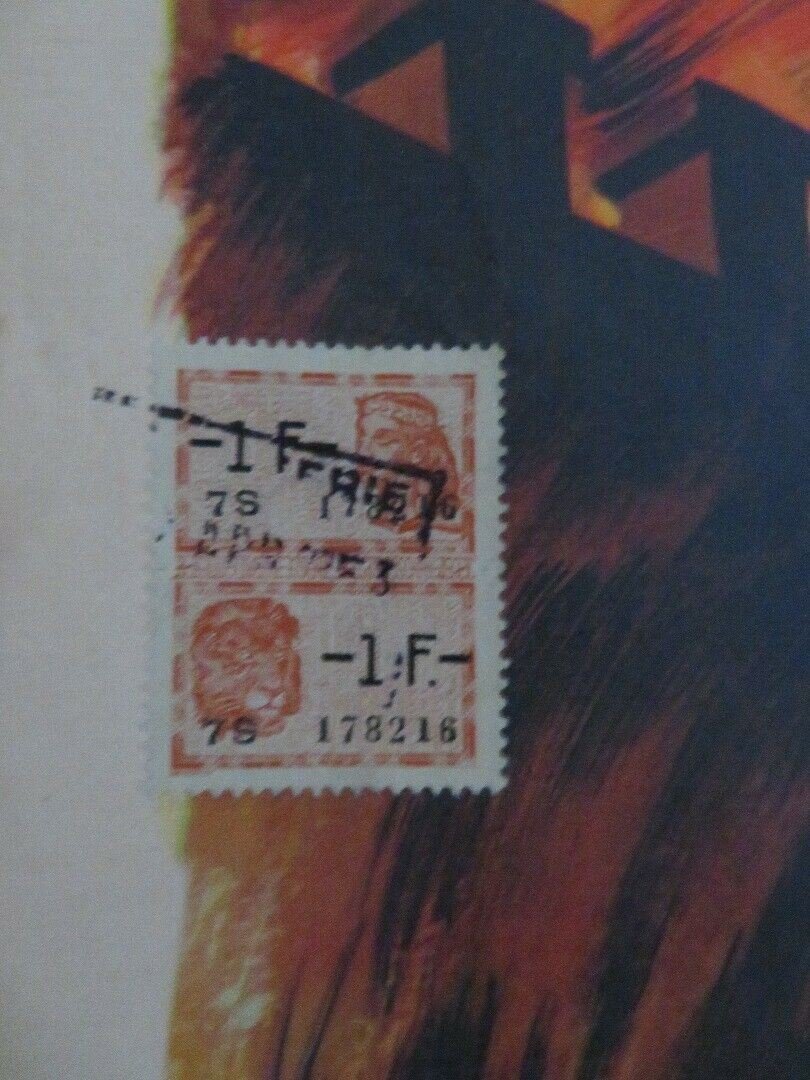 LES AMANTS DE TOLEDE/ The Lovers of Toledo BELGIUM (19.5"x 14") POSTER 1953 Movie posters