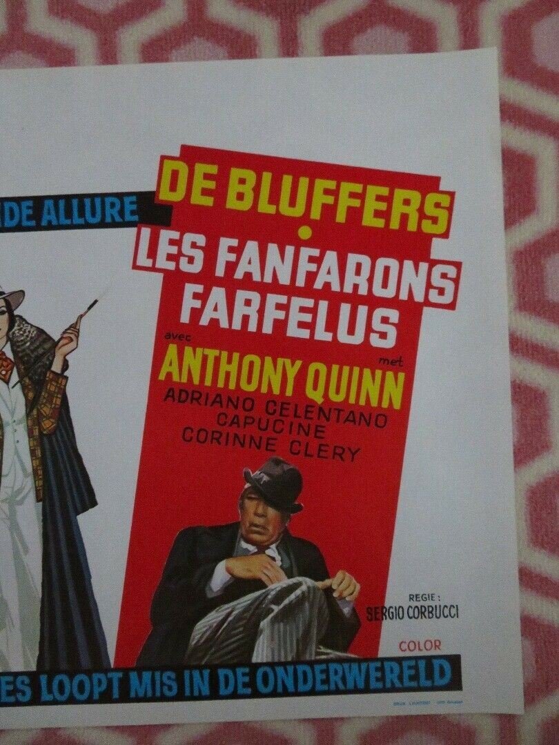 LES FANFARONS FARFELUS/ High Rollers BELGIUM (14"x 21") POSTER ANTHONY QUINN '76 Movie posters