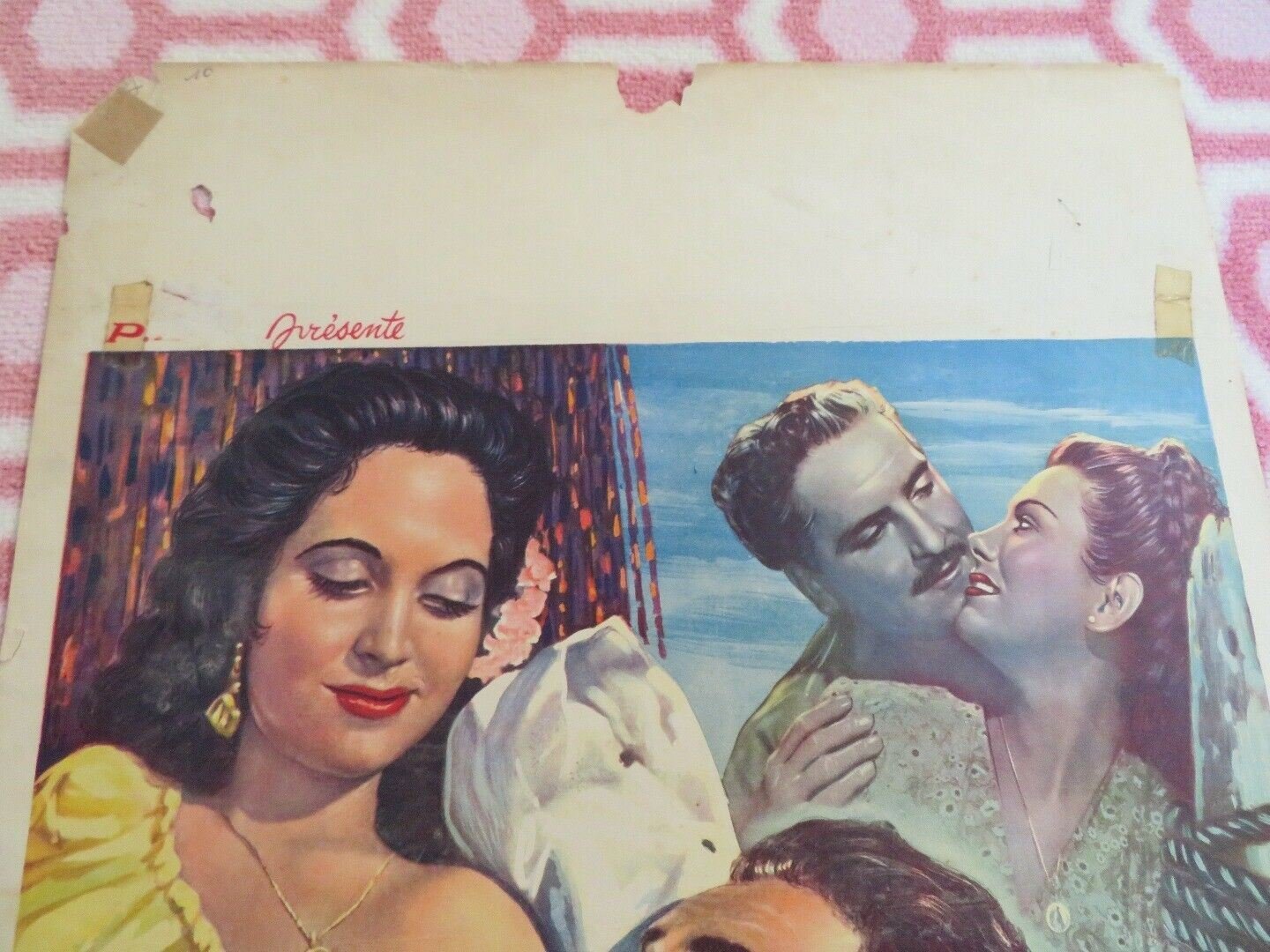 L'ESCALE DU DESIR BELGIUM (21.5"x 14") POSTER ARTURO DE CORDOVA VIRGINIA LUQUE Movie posters