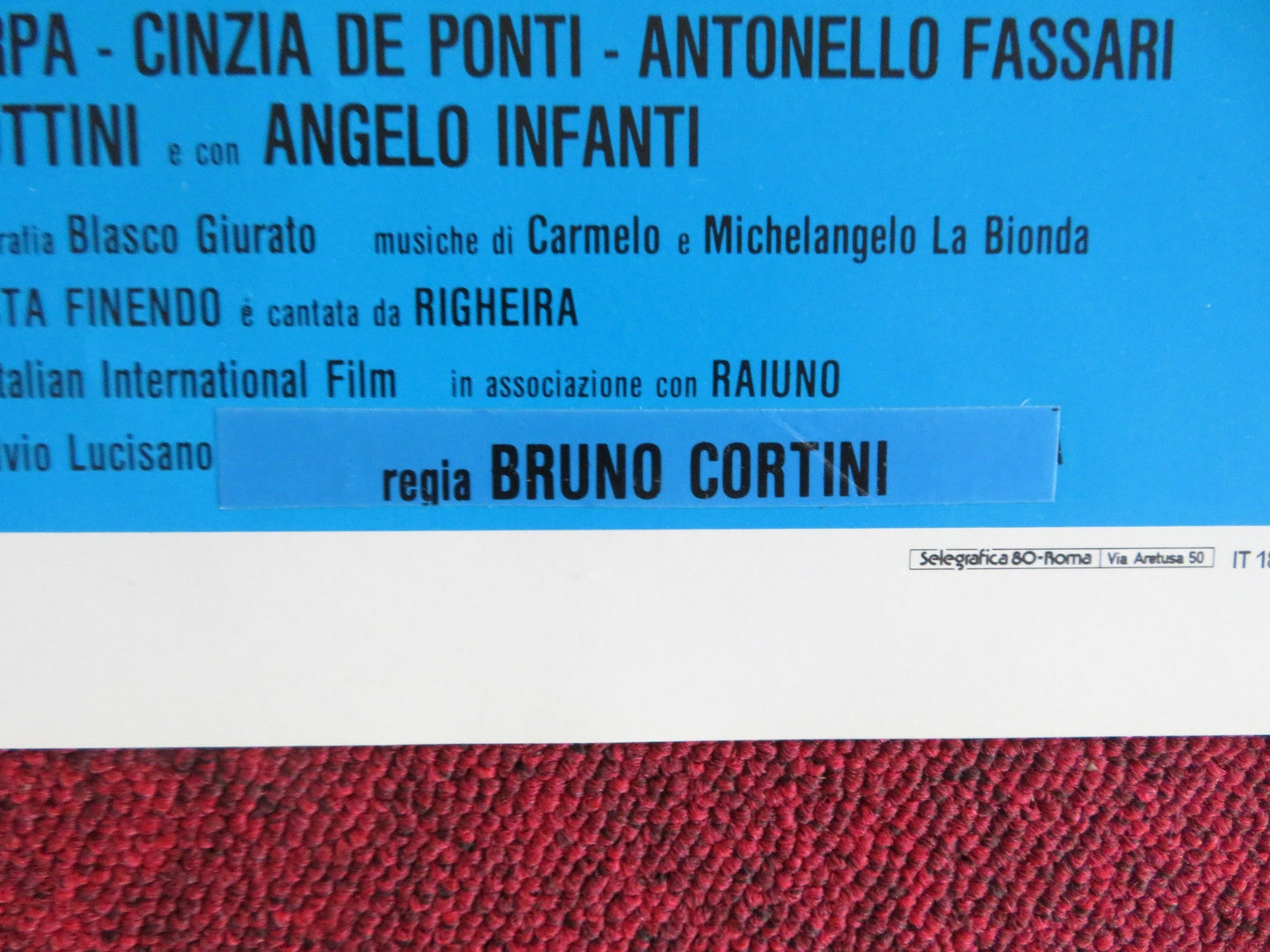 L'ESTATE STA FINENDO ITALIAN LOCANDINA POSTER FIORENZA TESSARI 1987 Rendezvous Cinema Movie posters