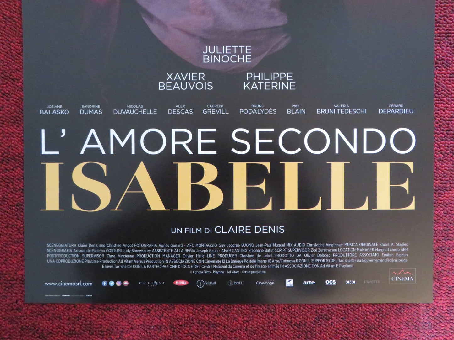 LET THE SUNSHINE IN ITALIAN LOCANDINA POSTER JOSIANE BALASKO SANDRINE DUMAS 2017 Rendezvous Cinema Movie posters