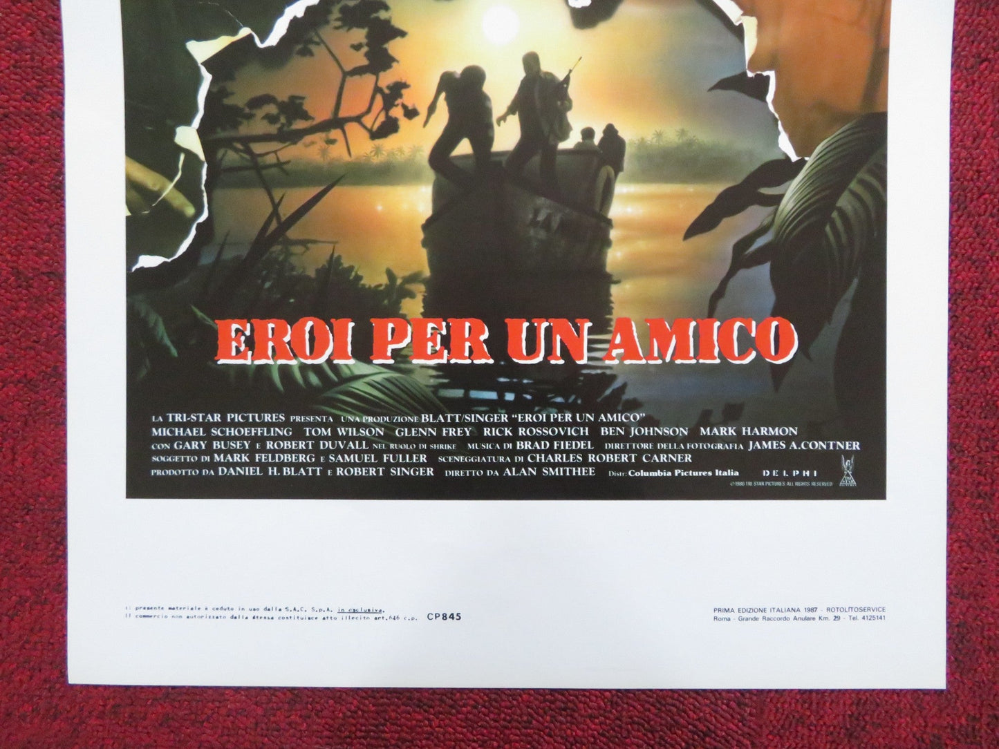 LET'S GET HARRY ITALIAN LOCANDINA POSTER MARK HARMON GARY BUSEY 1986 Rendezvous Cinema Movie posters