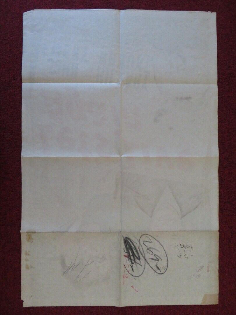 LET'S LIVE AGAIN ONE FOLDED US ONE SHEET POSTER JOHN EMERY HILLARY BROOKE 1948 Movie posters