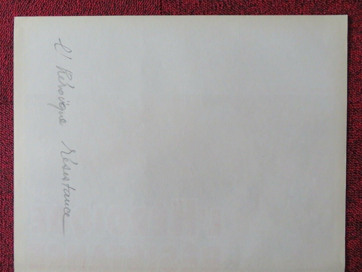 L'HEROIQUE RESISTANCE / TAP ROOTS BELGIUM (21"x14") POSTER VAN HEFLIN 1948 Movie posters