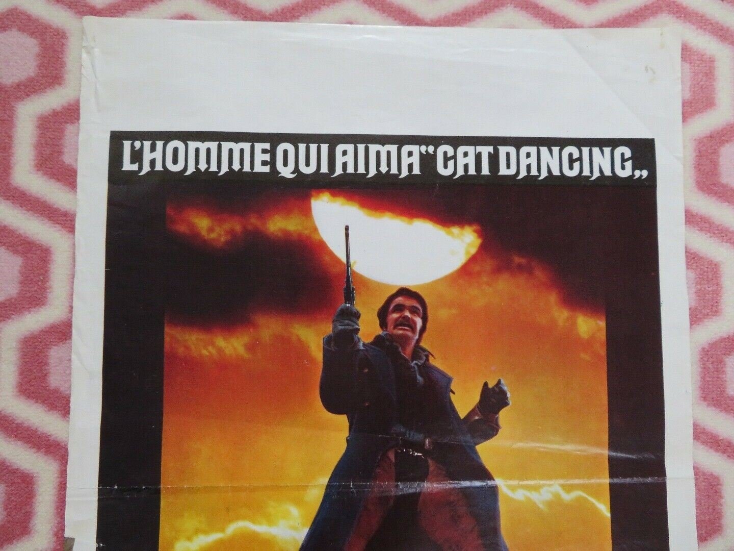L'HOMME QUI AIMA "CAT DANCING" BELGIUM (21.5"x 14.5") POSTER BURT REYNOLDS 1973 Movie posters