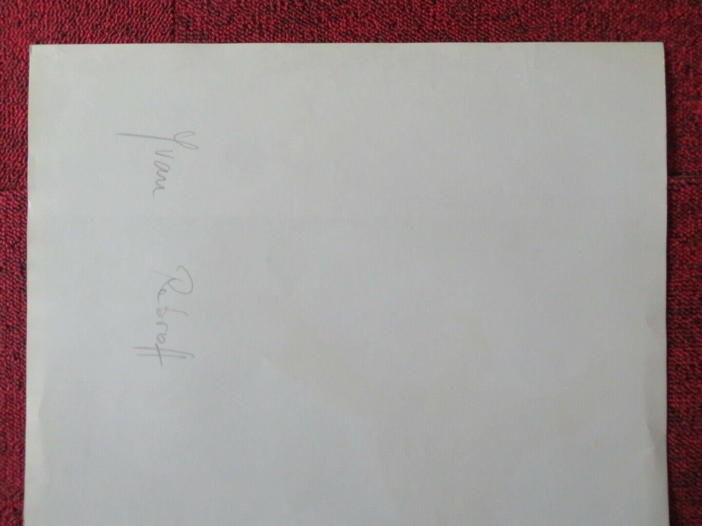 L'HOMME QUI VIENT DE LA NUIT BELGIUM (22.5"x14") POSTER IVAN REBROFF 1971 Movie posters