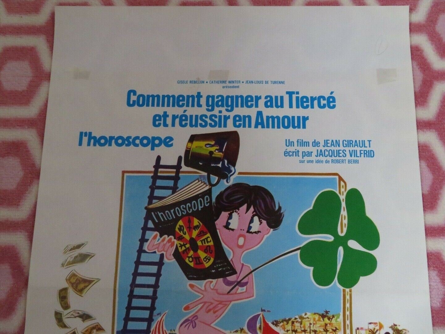 L'HOROSCOPE/Horoscope BELGIUM (21.5"x 14") POSTER EVELYNE BUYLE 1978 Movie posters