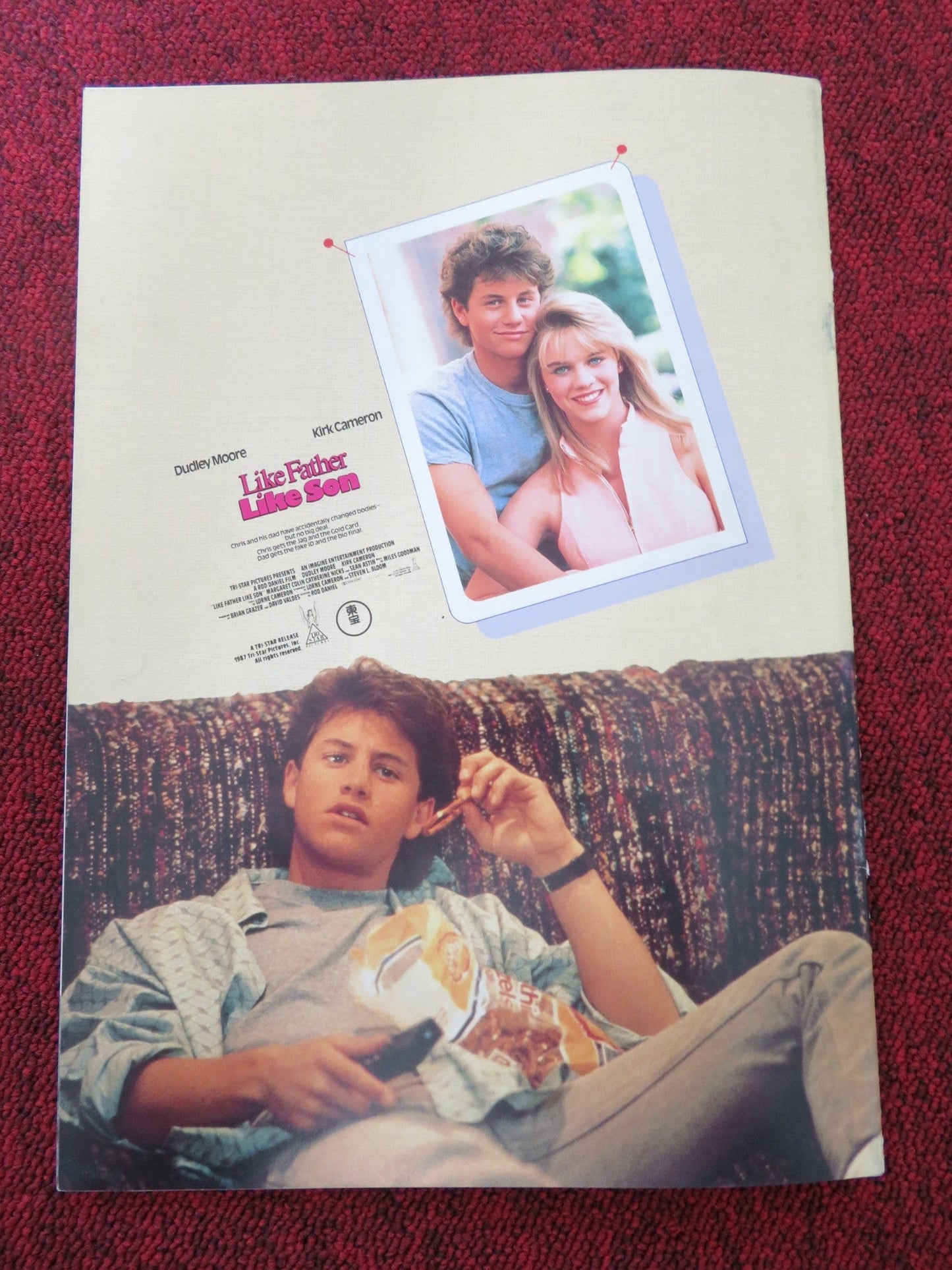 LIKE FATHER LIKE SON JAPANESE BROCHURE / PRESS BOOK DUDLEY MOOORE K.CAMERON 1987 Rendezvous Cinema Movie posters
