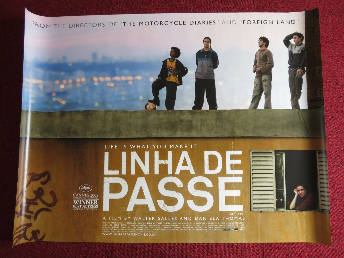 LINHA DE PASSE UK QUAD (30"x 40") ROLLED POSTER CORVELONI BALDASSERINI 2008 Rendezvous Cinema Movie posters